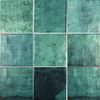 Piha Blue Square Matt Tile 138x138