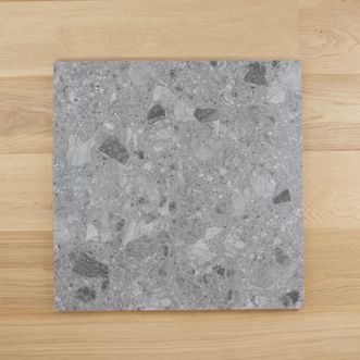 SAMPLE Terrazzo Look Stormy Square Matt Tile 100x100