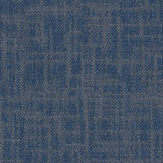 Shaw Grounded Spaces Breathe Tile 5T690 Range Breathe  Supporting Cobalt