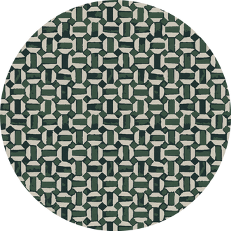 Mosaic Painted 11 ft Circle