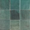 Piha Square Green Square Matt Tile 138x138mm