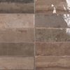 Piha Subway Brown Subway Gloss Tile 52x161mm