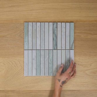 Natural Stone Kitkat Chinese Jade Matt 300mm x 300mm