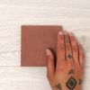 Tarawera Square Matt Tile Terracotta Matt Square Tile 100mm x 100mm