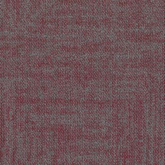 Shaw Grounded Spaces Alignment Tile 5T689 Range Alignment  Mindful Burgundy