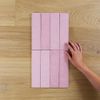 Artisan Subway Gloss Tile Candy Floss Gloss Slim Subway 58mm x 242mm