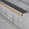 Stairnosings Uncovered Stairs AA125 - Brass